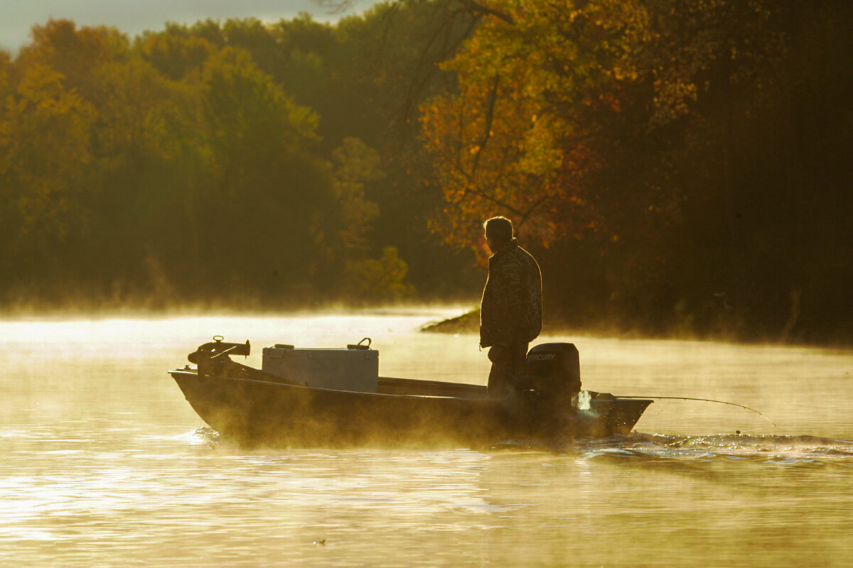 Late Season Canoe Fishing