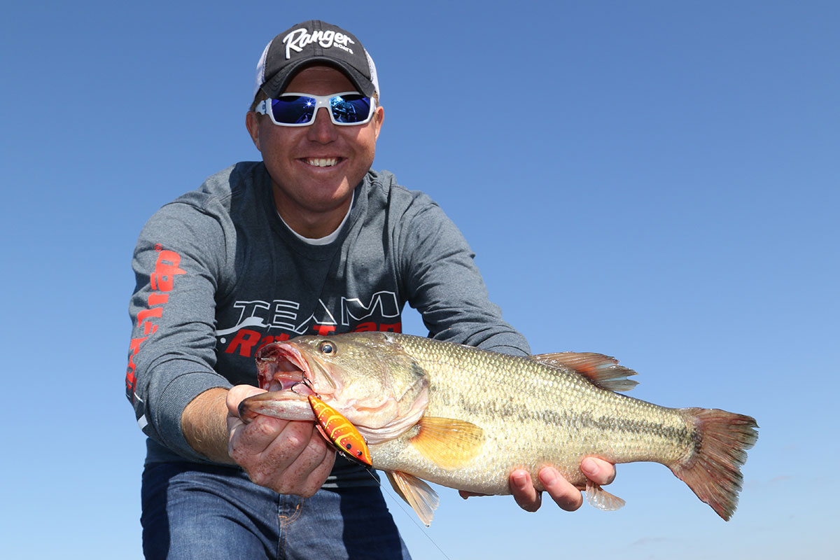 Prespawn bass often favor the ditch or creek channel as they prepare to spawn.