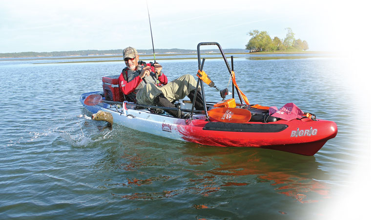 Smallmouth Fishing in a Kayak