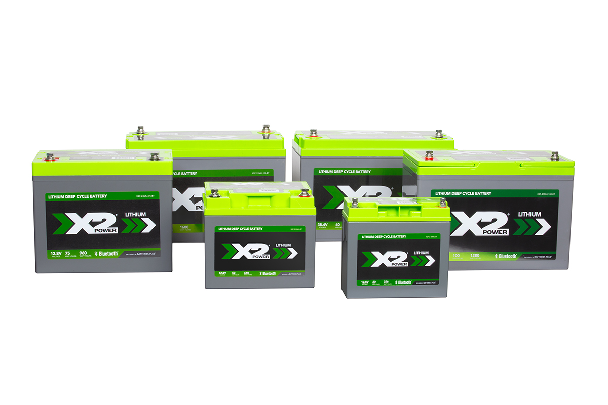 X2 Power Adds New 12- and 36-Volt Marine Lithium Batteries