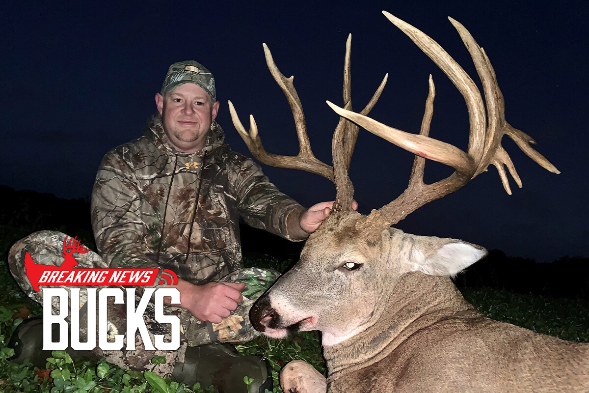 Kansas Bowhunter Completes 3-Year Quest with a 215-inch Non-Typical Buck
