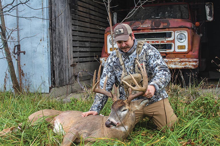 Clint McCoy with whitetail buck