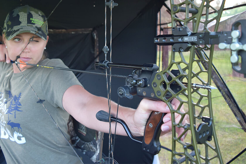 Archery coach Alli Armstrong Vaughn on practicing hunting situations