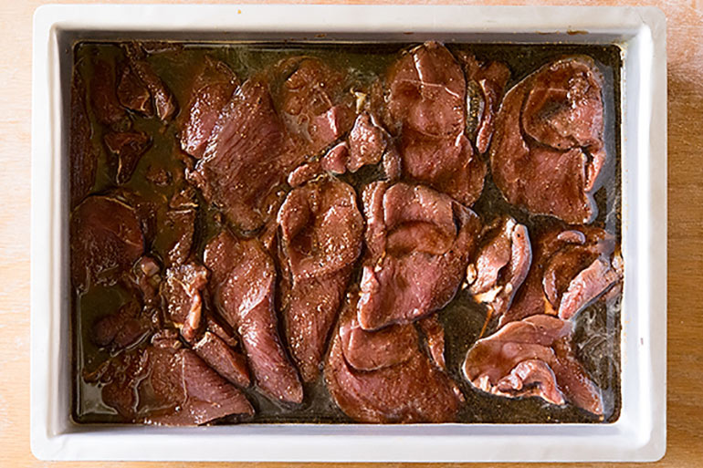 how to make venison jerky soak on that