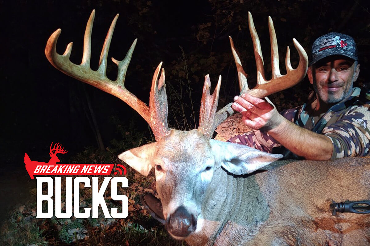 Giant New Jersey 16-point Buck Shot By Bowhunter