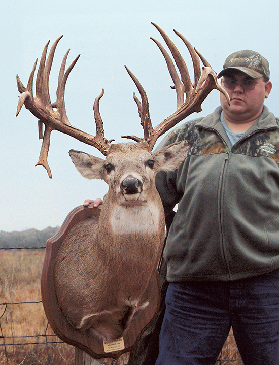 Michael Crossland's Oklahoma Record Non-Typical Buck