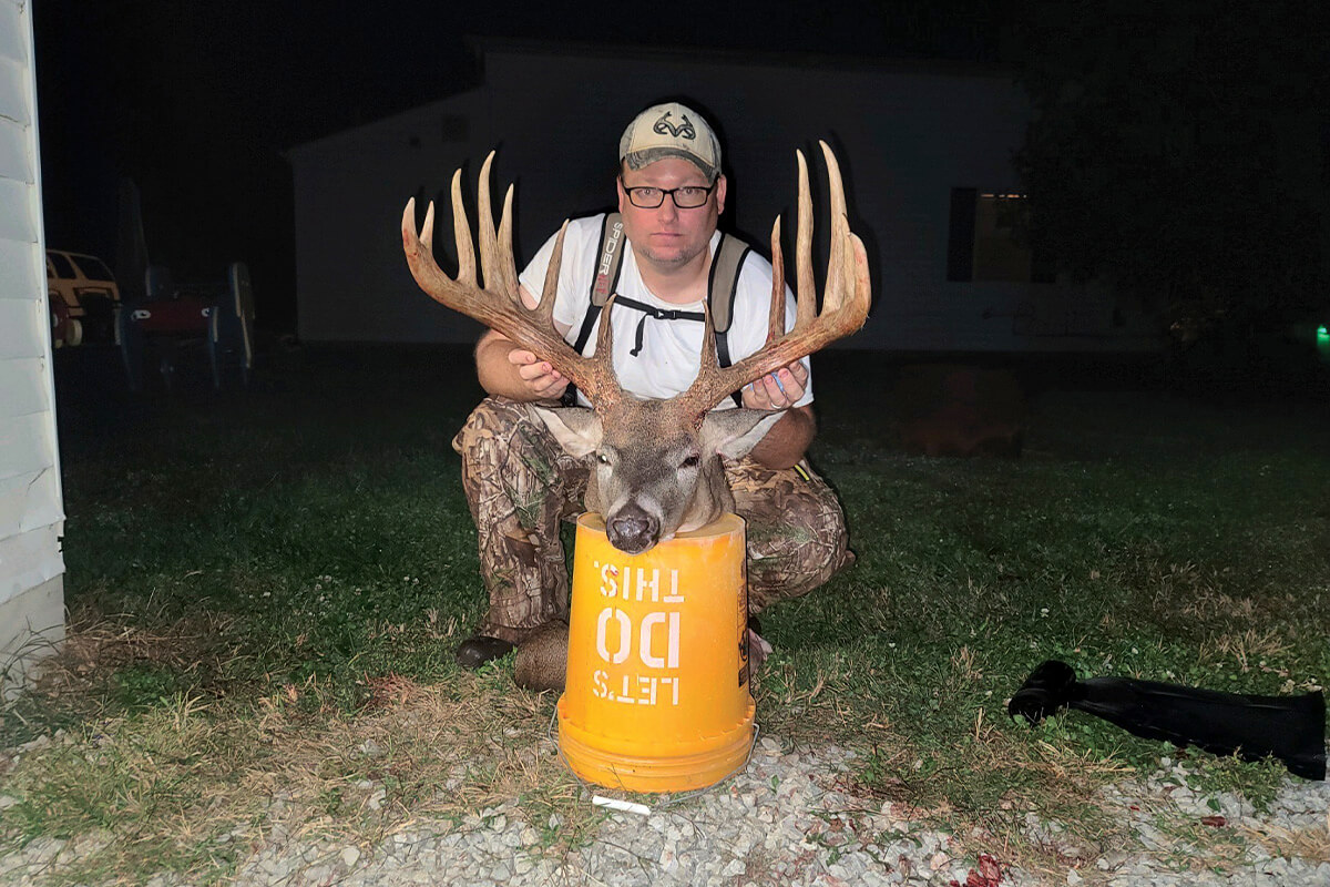 Potential Kentucky State Record Crossbow Typical Shot in Hem North