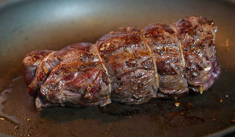 Roasted Venison Loin With Scotch Whisky Sauce Recipe