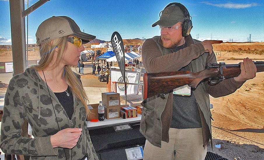 115-Pound Girl vs. Rigby .416 Safari Rifle
