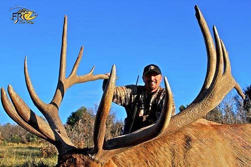 Curtis Fleming killed an elk scoring 404, what may be the biggest bull ever shot on outdoor TV. (Courtesy FRC)