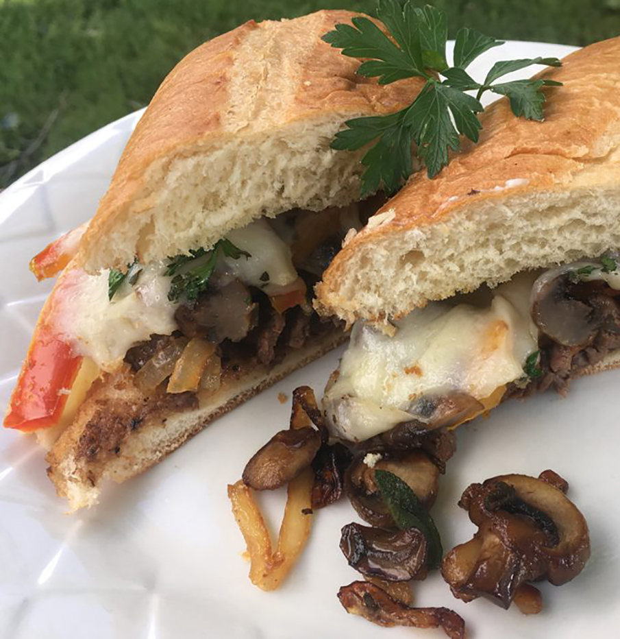 Venison Philly Cheesesteak Sandwich Recipe