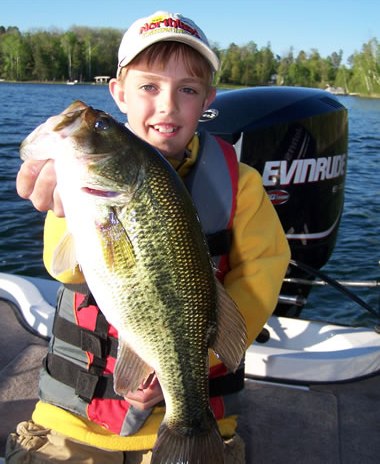 If you're after largemouth bass in shallow water, keep quiet and the action will improve.