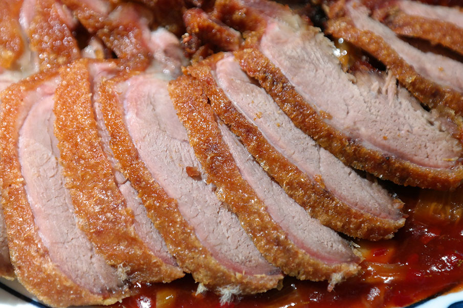 Roasted Duck Recipe with Gravy