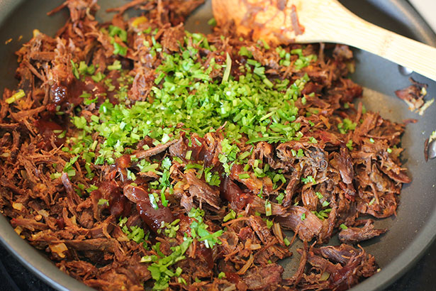 Wild Turkey Leg Chipotle Fried Tacos Recipe