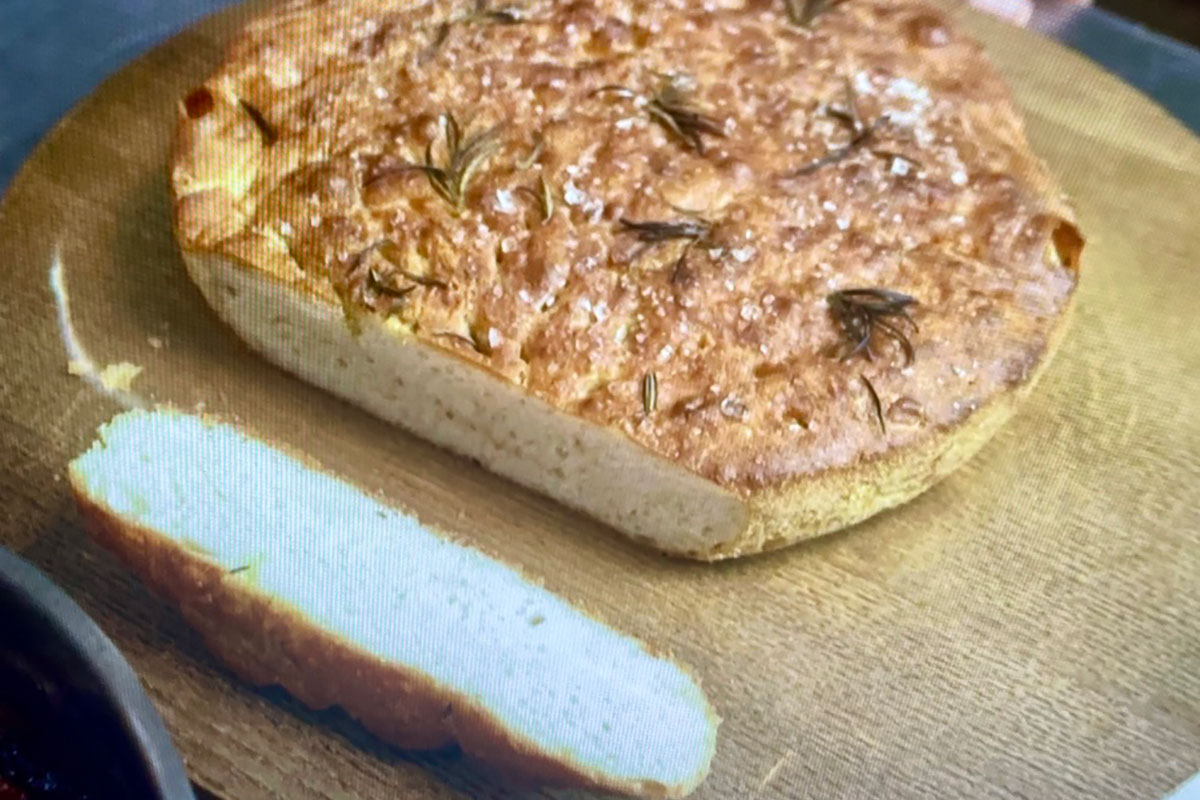 Fallow Deer Bourguignon with Focaccia Bread Recipe