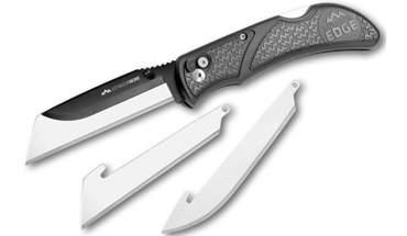 Outdoor Edge Razor-Lite EDC Folding Knife, Compact w/ Replacement Blades