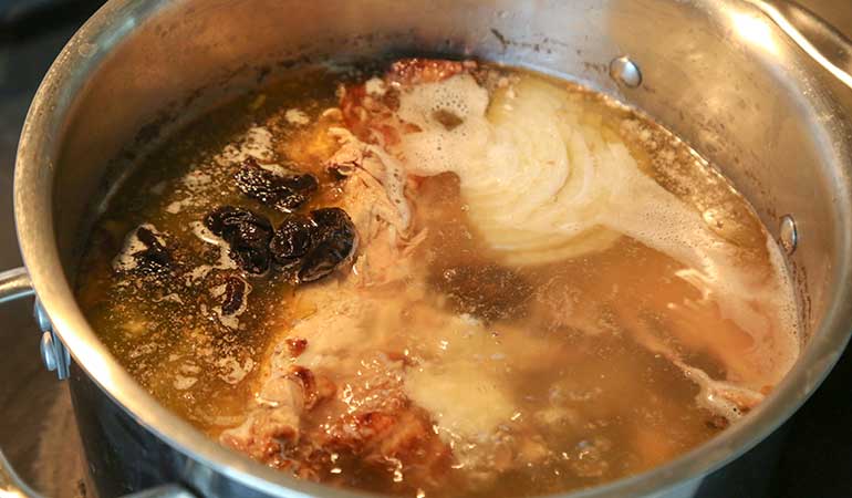 Pheasant Cock-a-Leekie Soup Recipe