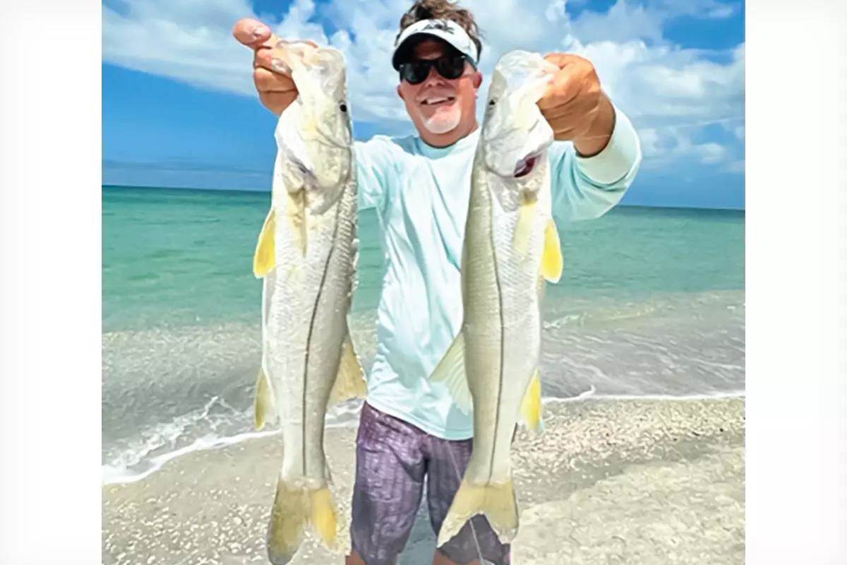 2-for-1 Snook: Talk About a Fisherman's Happy Hour!