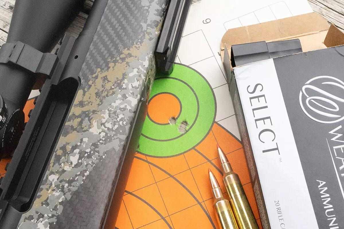 paper target with holes