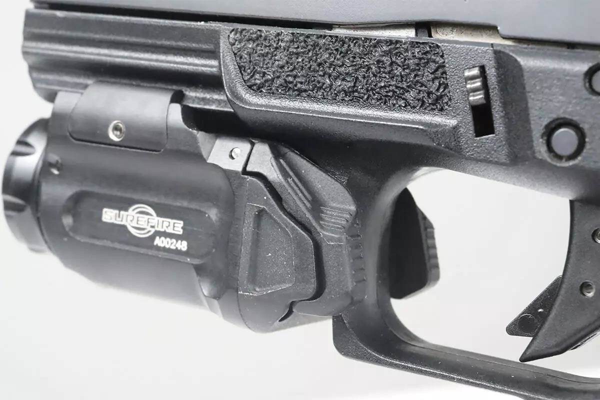 profile of weapon light