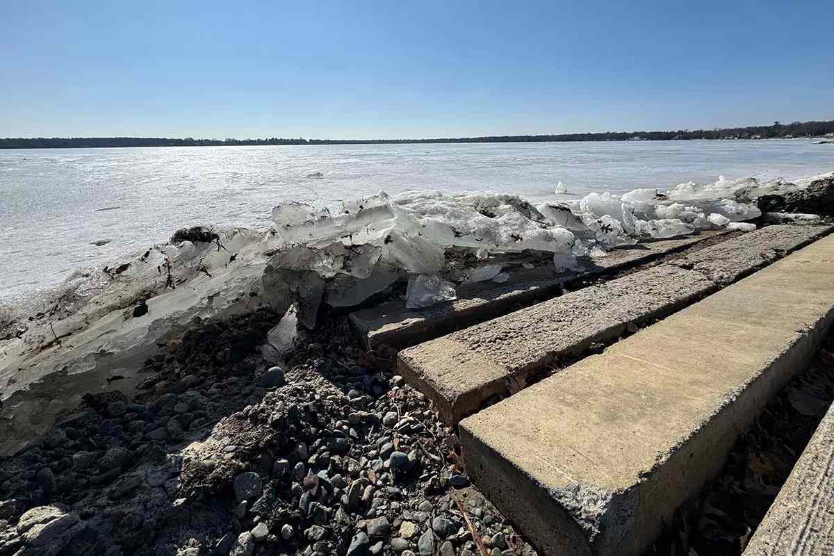 West Michigan fishermen walk on thin ice to catch a few from inland lakes