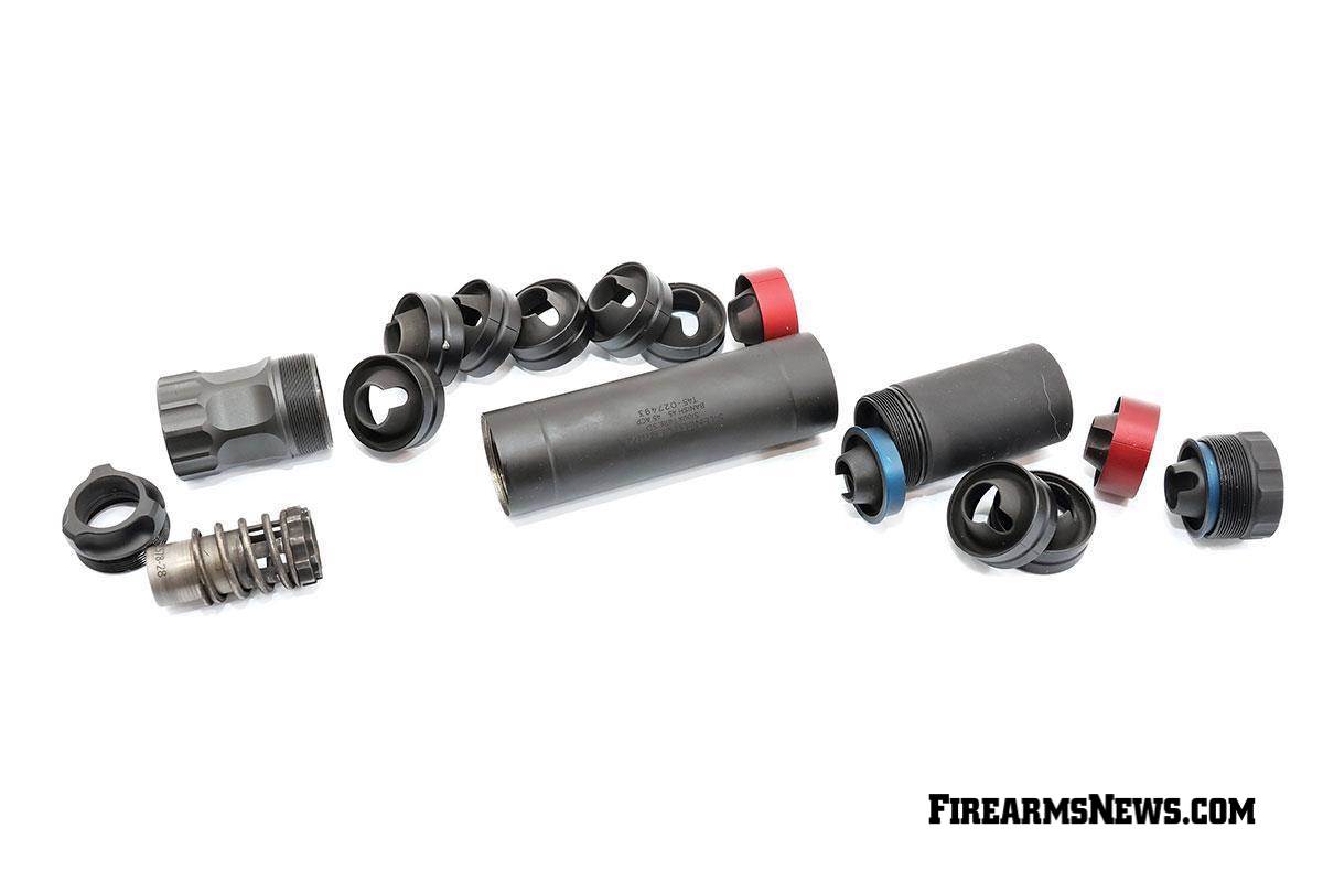 Disassembled baffles