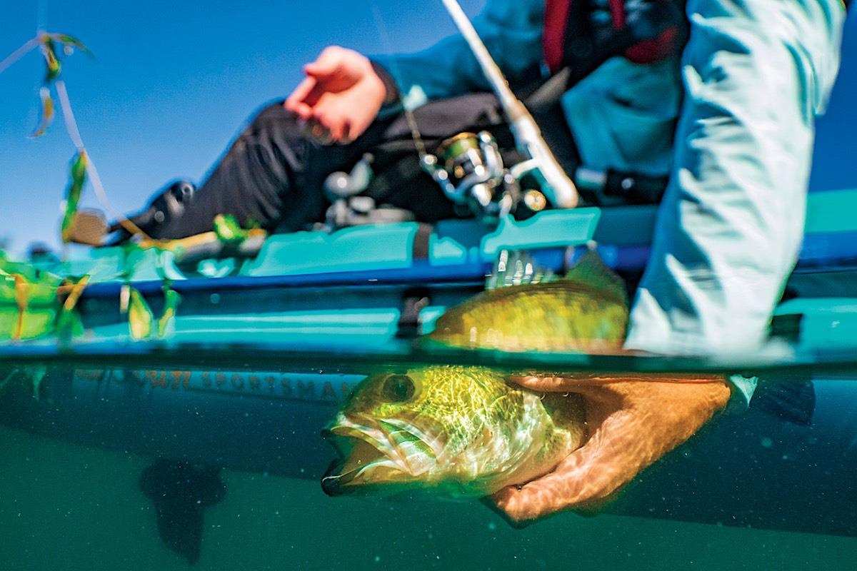 No Ramp, No Problem for Bass-Fishing Kayakers