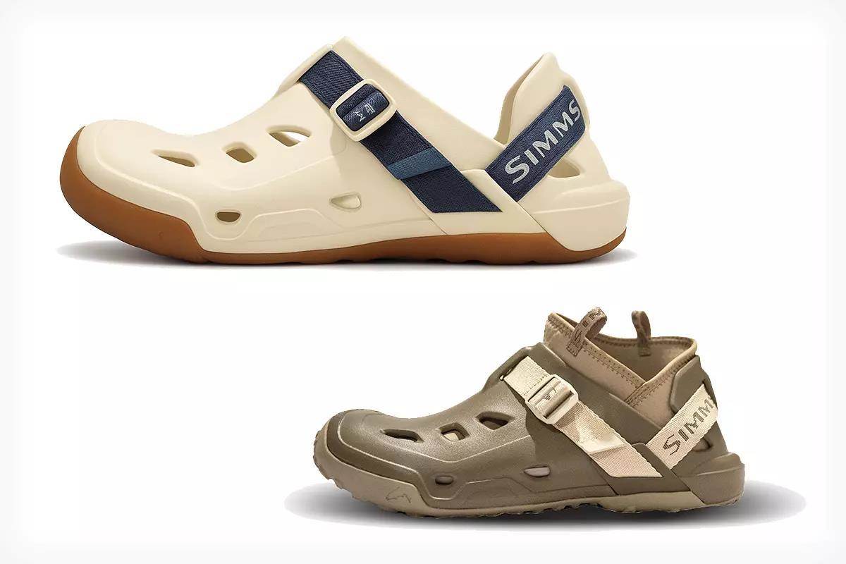 Studio photos of Simms Drifter footwear