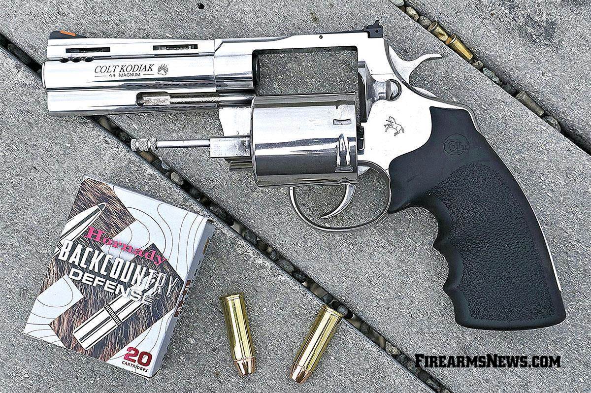 Colt Kodiak with Hornady ammo