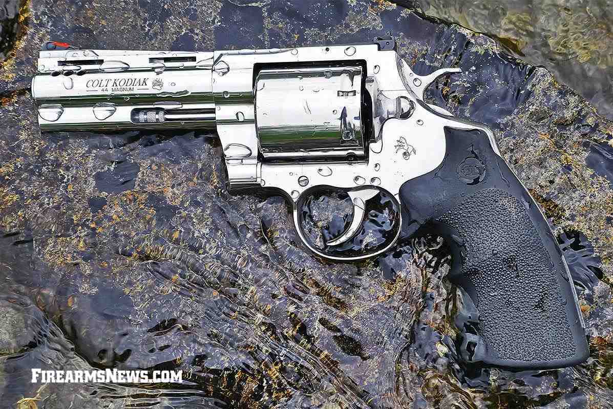 Colt Kodiak on wet rock