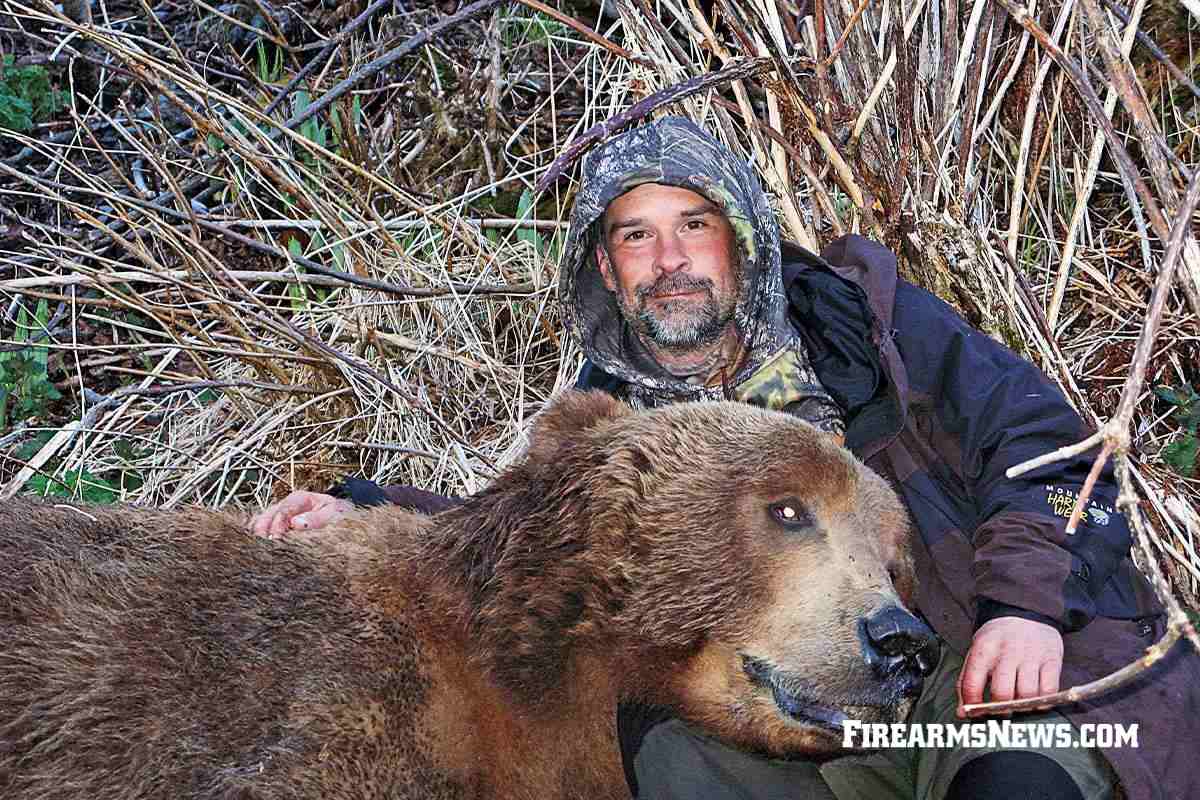 Author with Alaska Brown bear
