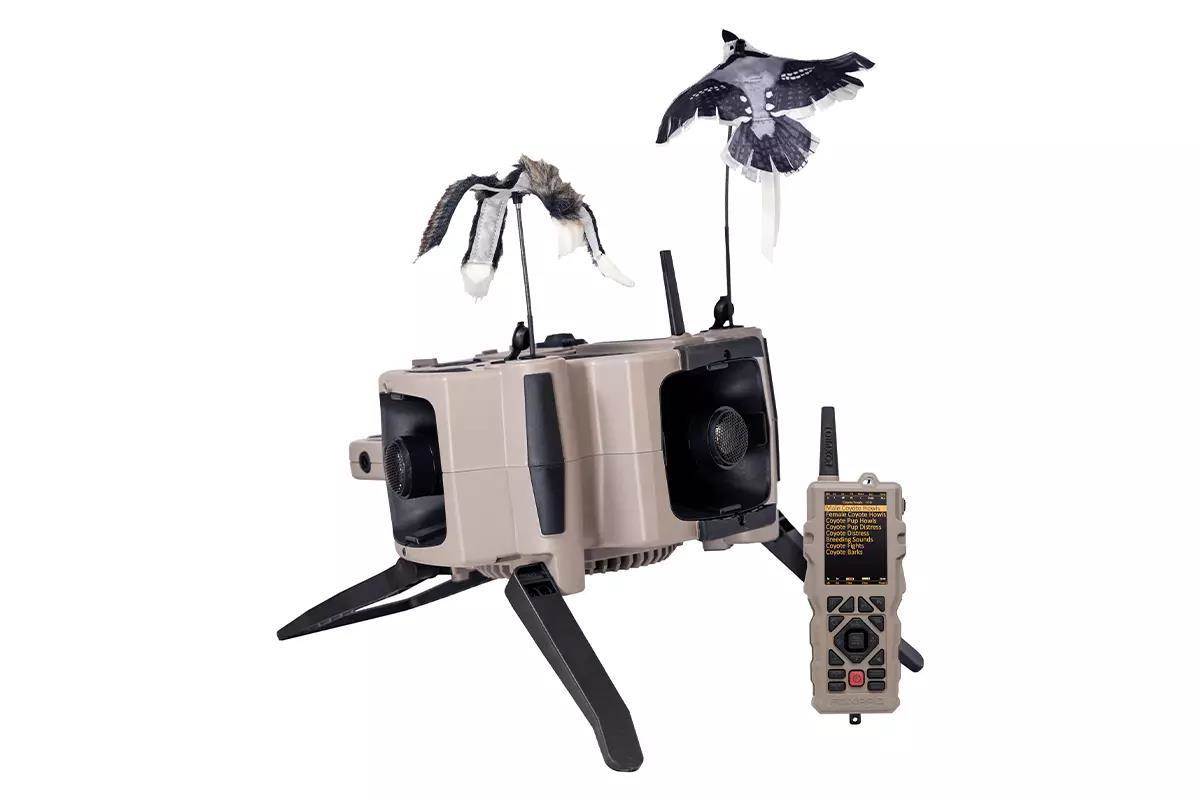 A studio photo of a FoxPro e-caller. 