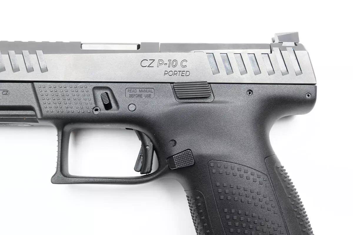 side profile of pistol