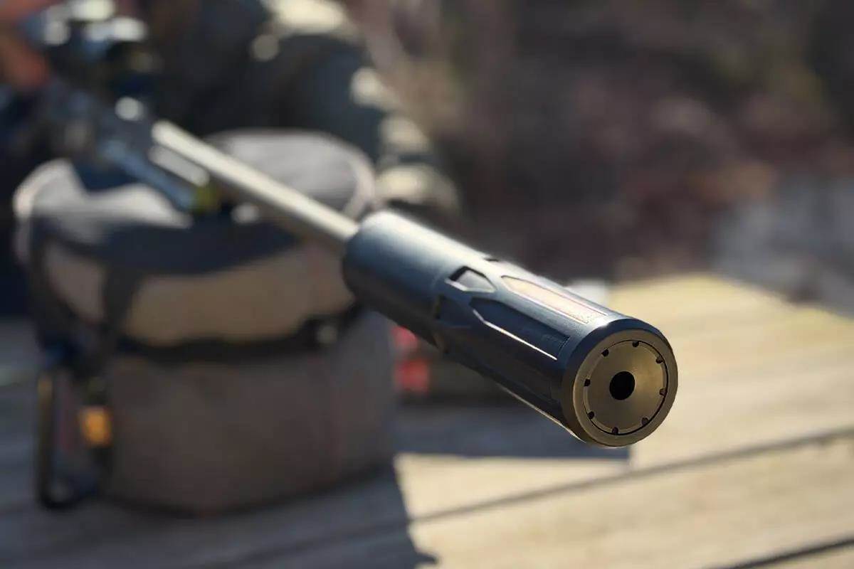 close up of otb suppressor