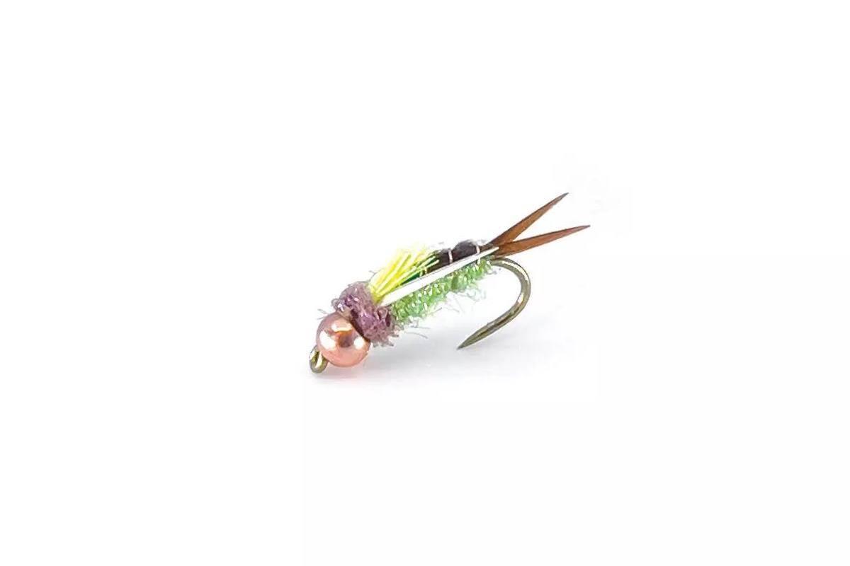 FLY FISHING FLIES - Classic SPAWNING FLAME STEELHEAD Fly size #4 (6 pcs.)