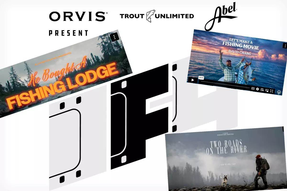 A graphic for the International Fly Fishing Film Festival. 