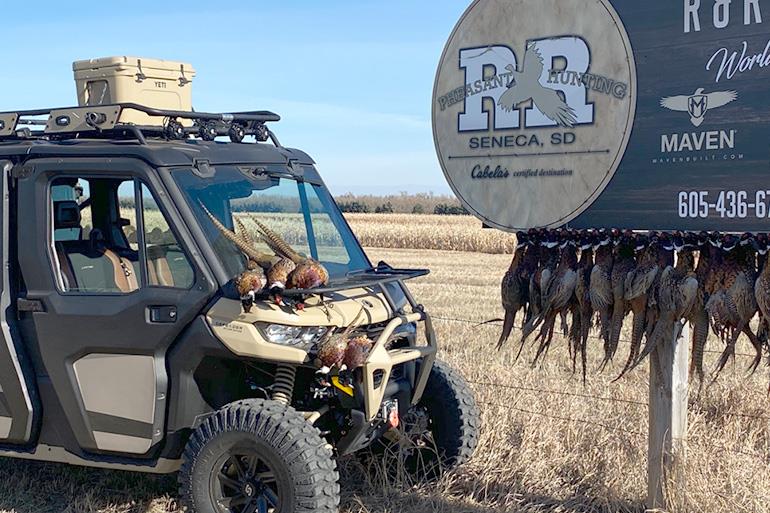 Can-Am Defender Max Pheasant Hunting at R&R (Photo 2)