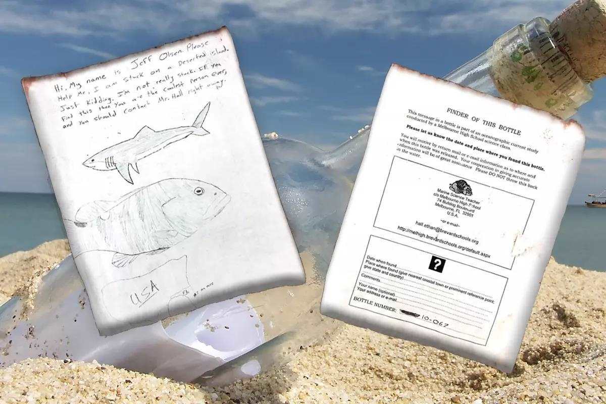 Student's Message in a Bottle Found in Portugal 16 Years Later