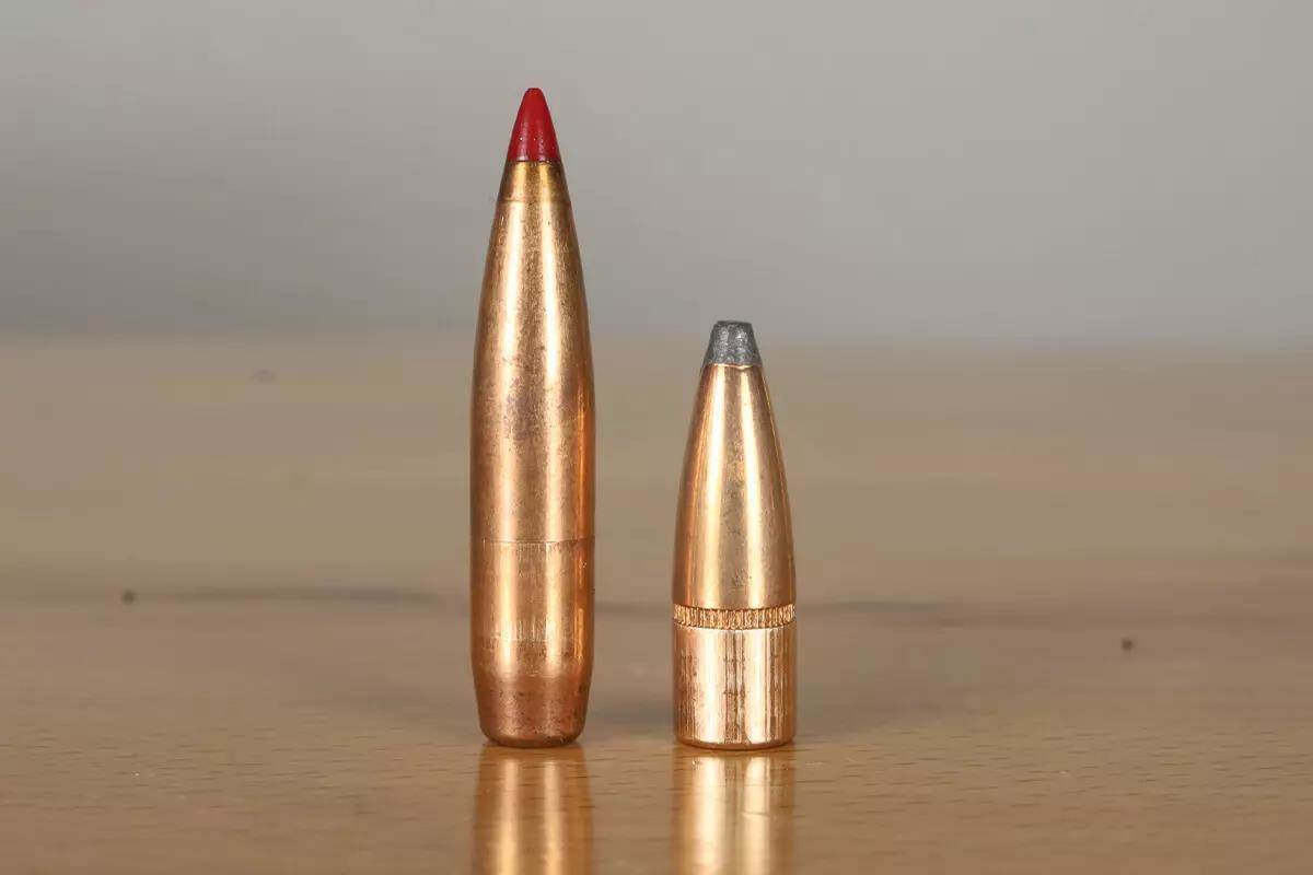 showing bullet shapes