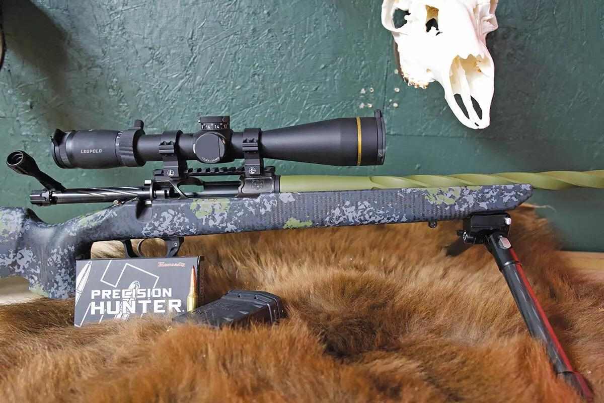 side profile of rifle