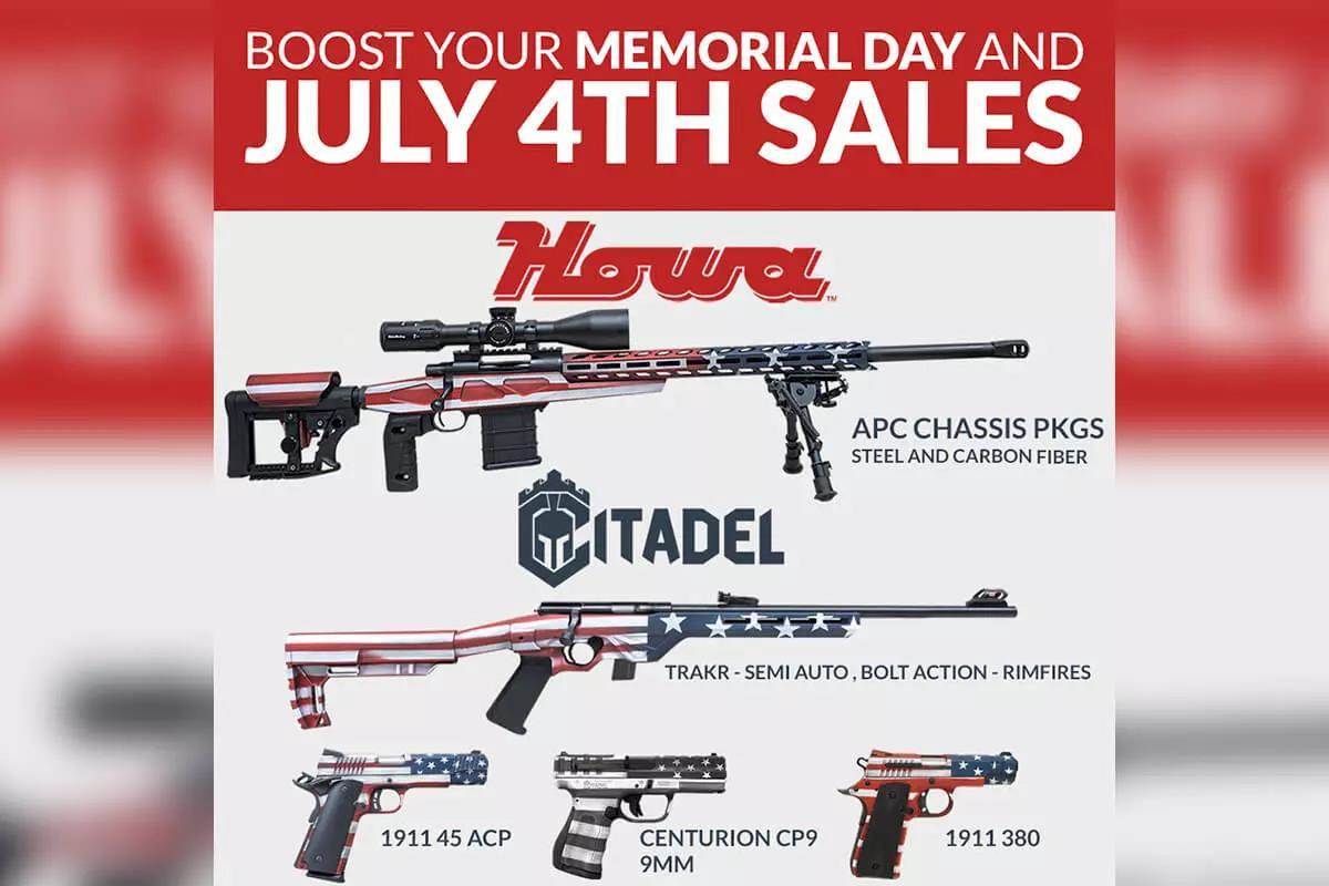 HOWA/CITADEL - USA Flag Items NOW SHIPPING For Upcoming Holiday Promotions!