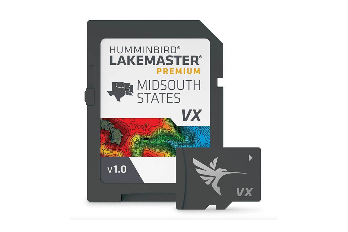 Studio photo of Humminbird LakeMaster VX Mapping SD card