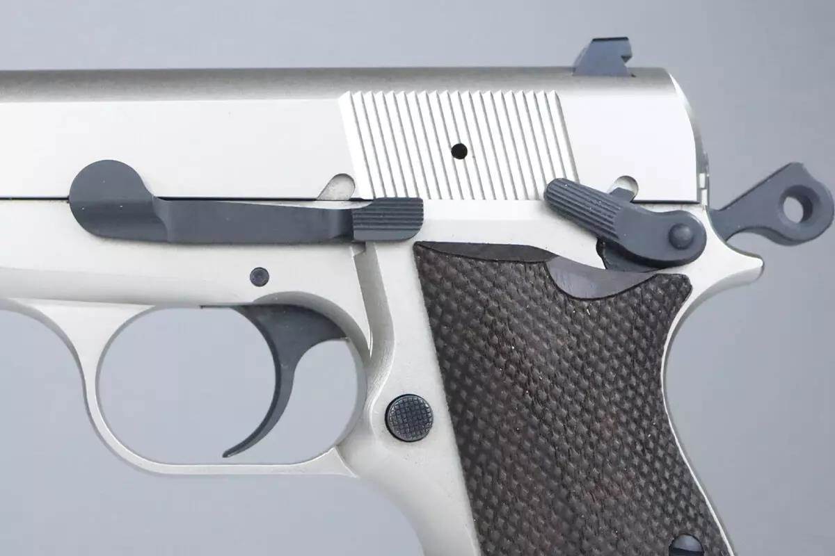 side profile of pistol