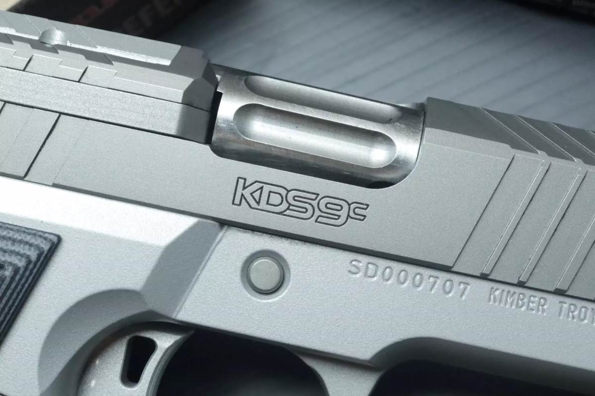 KDS9c marking on pistol.