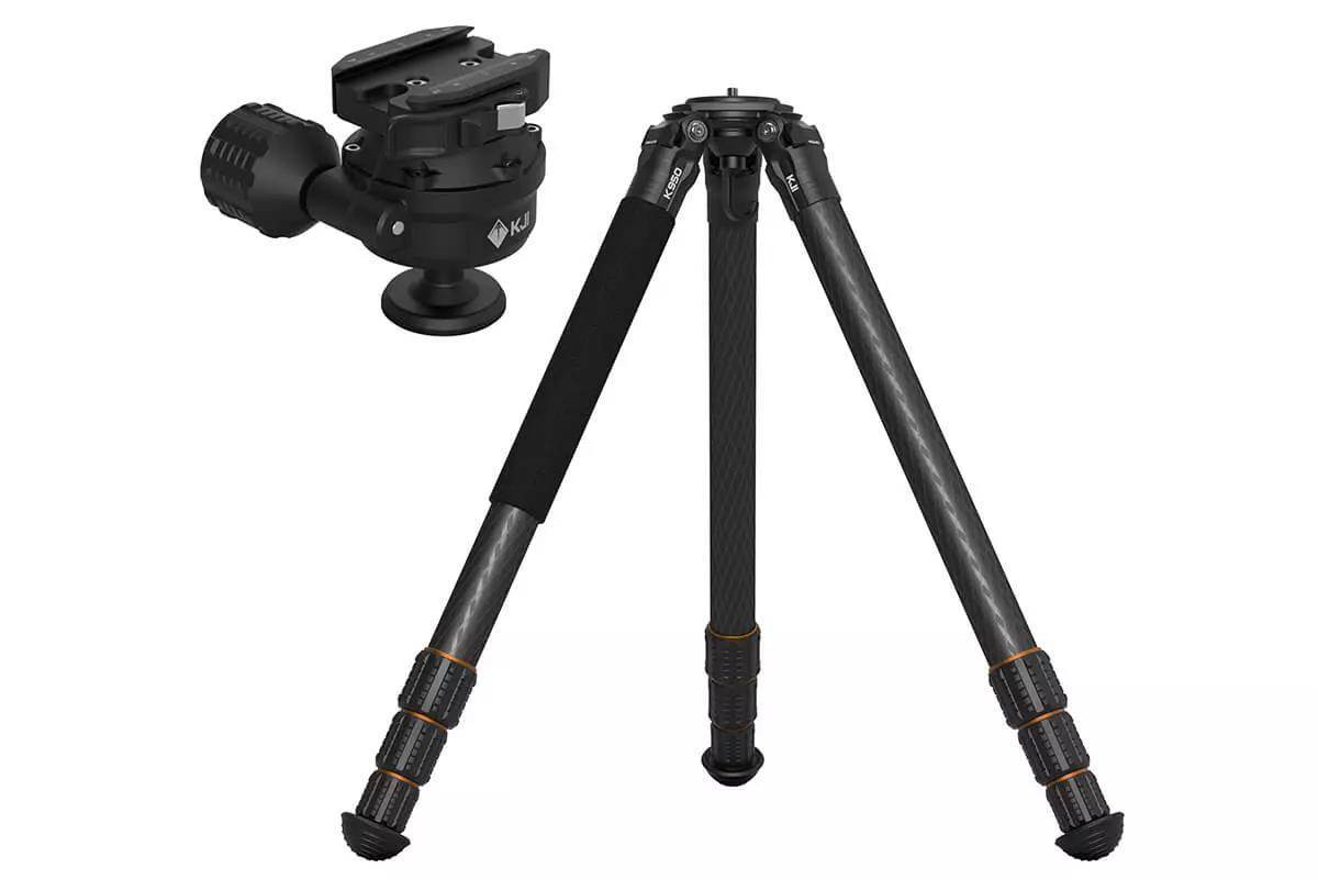 KJI Launches K950 Carbon-Fiber Tripod and Titan Inverted Ball Head for Professional Shooters - Petersen's Hunting