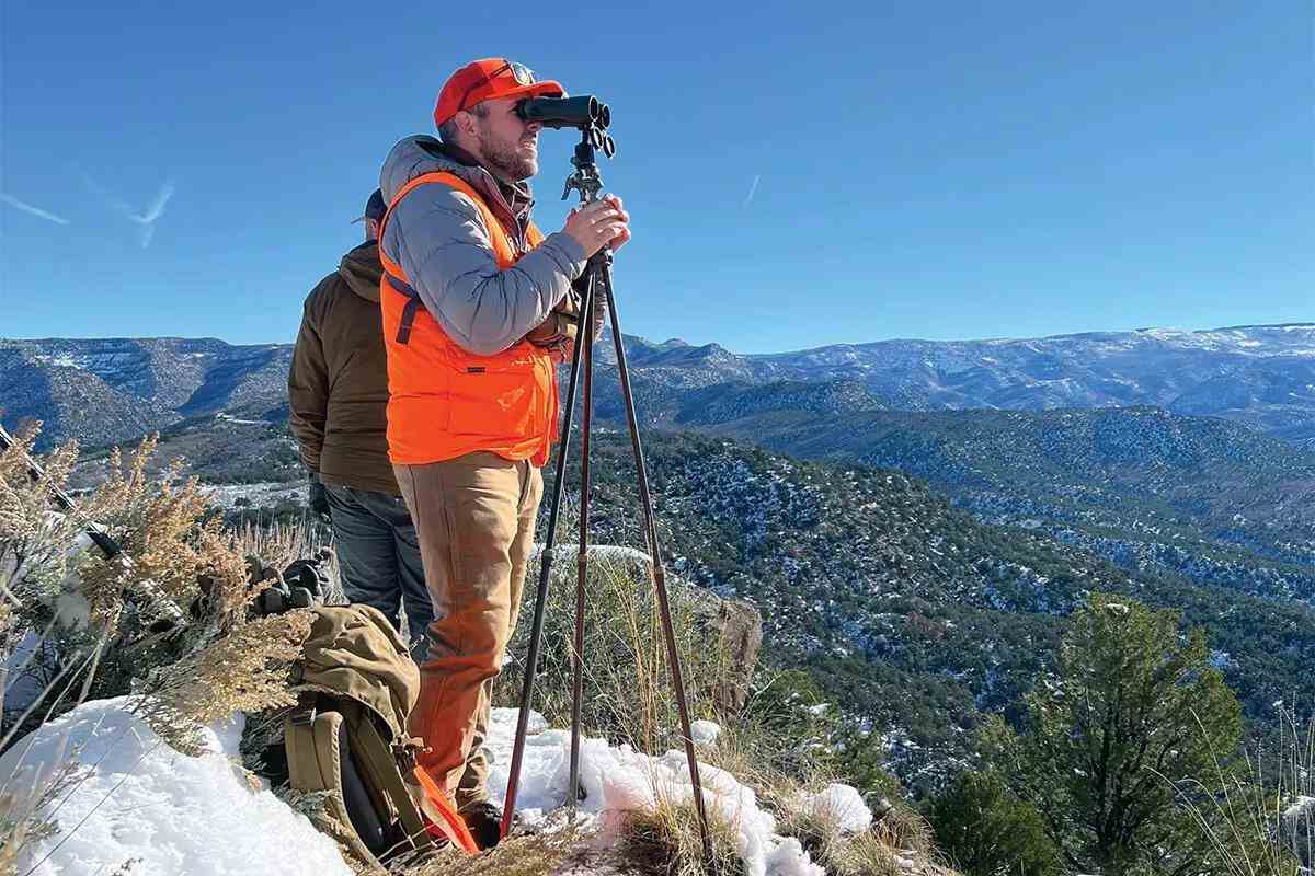 glassing from a high vantage point