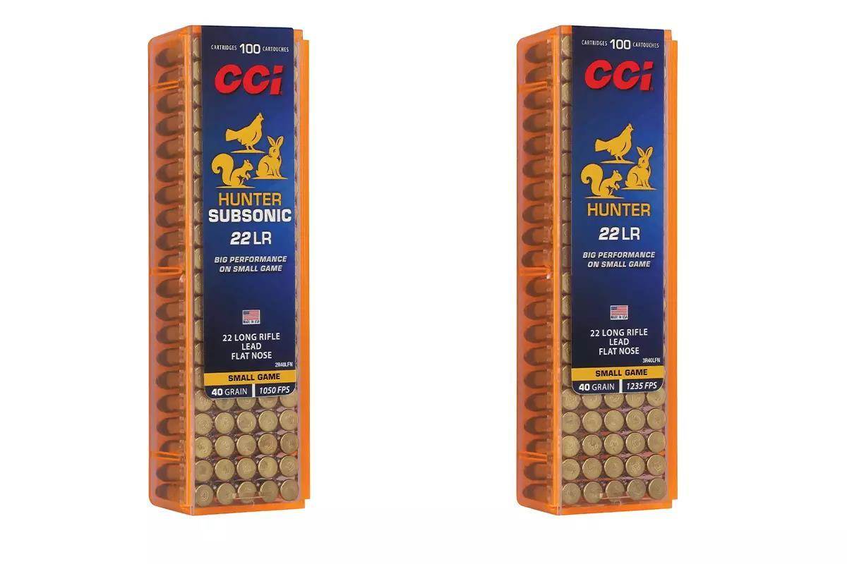 Two boxes of hunting ammo. 