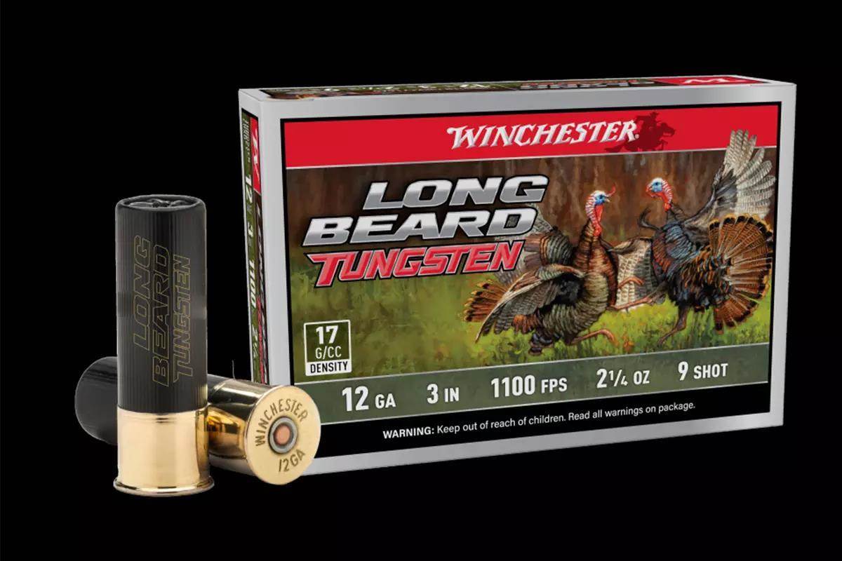 A studio photo of a box of shotgun shells. 