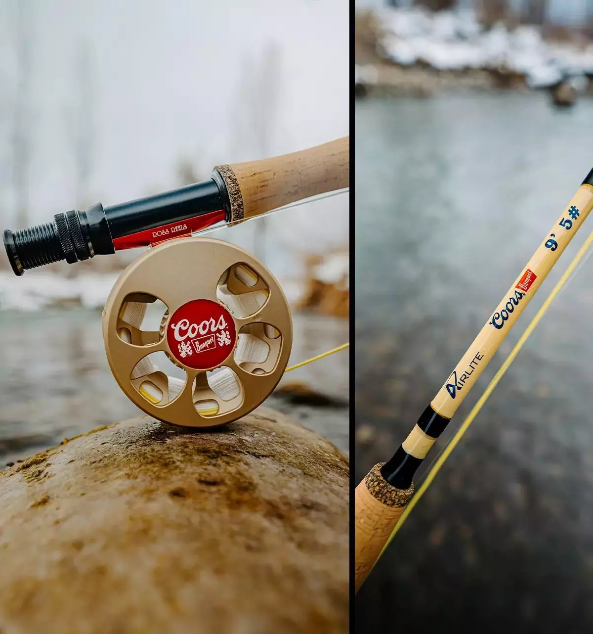 coors banquet fly fishing reel New Product Releases: Coors X Ross, Airlite Collab