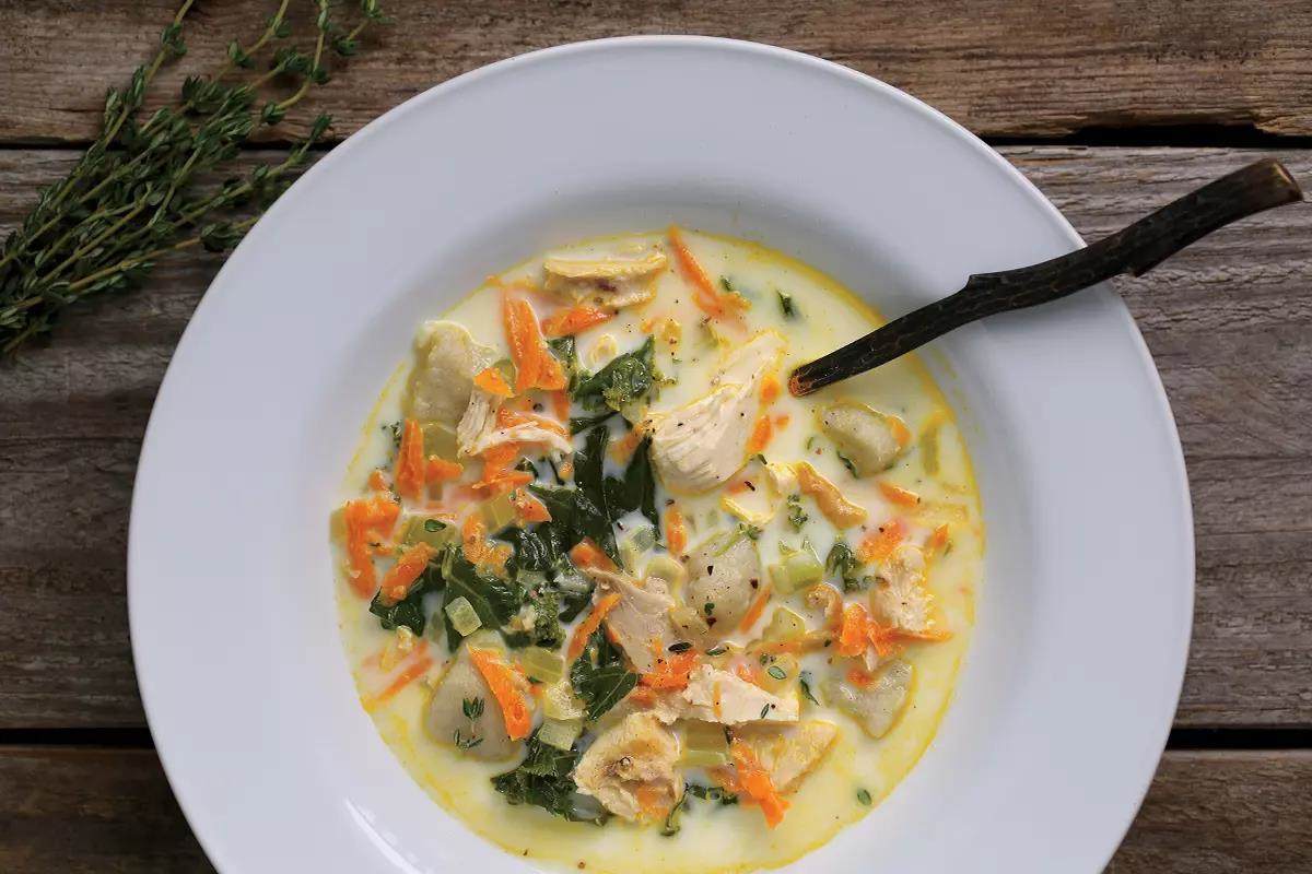 Pheasant, Kale, and Gnocchi Soup Recipe